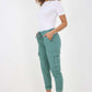 Italian Drawstring Waistband Magic Cargo Trouser