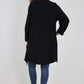 Italian Plain Pockets Dip Hem Cotton Top