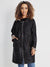 Italian Leopard Print Zip Up Hooded Polyester Jacket