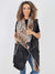 Italian Leopard print Open Front Polyester Gilet