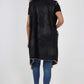 Italian Leopard print Open Front Layered Polyester Gilet