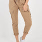 Italian Drawstring Waistband Magic Cargo Trouser