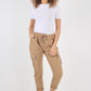 Italian Drawstring Waistband Magic Cargo Trouser