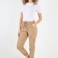 Italian Drawstring Waistband Magic Cargo Trouser