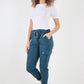 Italian Drawstring Waistband Magic Cargo Trouser