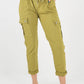 Italian Drawstring Waistband Magic Cargo Trouser