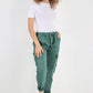 Italian Drawstring Waistband Magic Cargo Trouser