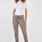 Italian Drawstring Waistband Magic Cargo Trouser