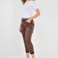 Italian Drawstring Waistband Magic Cargo Trouser