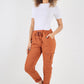 Italian Drawstring Waistband Magic Cargo Trouser