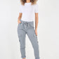 Italian Drawstring Waistband Magic Cargo Trouser