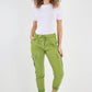 Italian Drawstring Waistband Magic Cargo Trouser