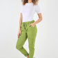 Italian Drawstring Waistband Magic Cargo Trouser