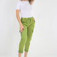 Italian Drawstring Waistband Magic Cargo Trouser