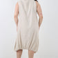 Italian Linen Lagenlook Dress with Elasticated Hem