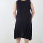 Italian Linen Lagenlook Dress with Elasticated Hem