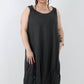 Italian Linen Lagenlook Dress with Elasticated Hem