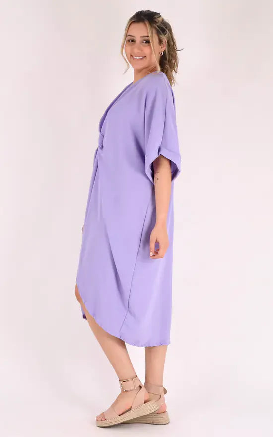 Tie Knot Twist Midi Dress