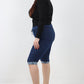 Italian Denim drawstring Magic Shorts