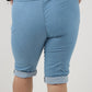 Italian Denim drawstring Magic Shorts