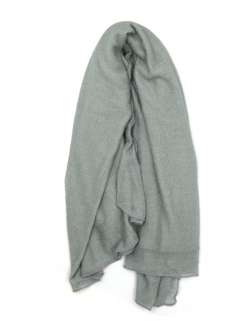 Fine Wrinkle Plain Scarf