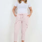 Italian Drawstring Waistband Magic Cargo Trouser