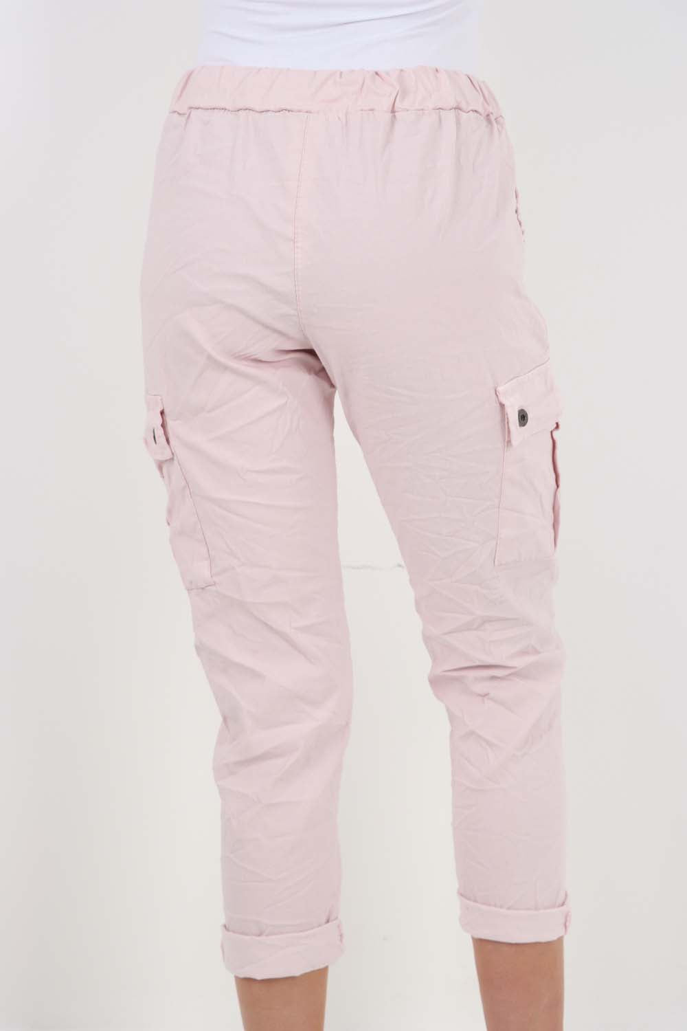 Italian Drawstring Waistband Magic Cargo Trouser