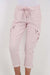 Italian Drawstring Waistband Magic Cargo Trouser