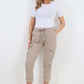Italian Drawstring Waistband Magic Cargo Trouser