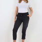 Italian Drawstring Waistband Magic Cargo Trouser