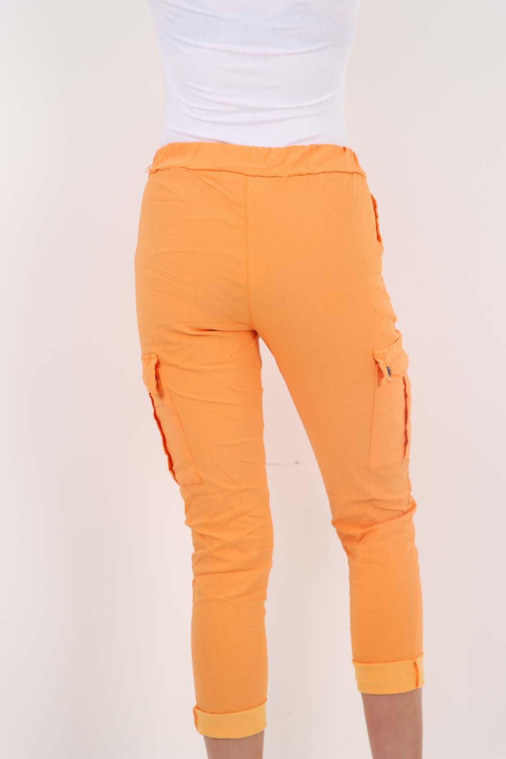 Italian Drawstring Waistband Magic Cargo Trouser