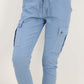 Italian Drawstring Waistband Magic Cargo Trouser