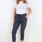 Italian Drawstring Waistband Magic Cargo Trouser