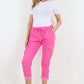 Italian Drawstring Waistband Magic Cargo Trouser