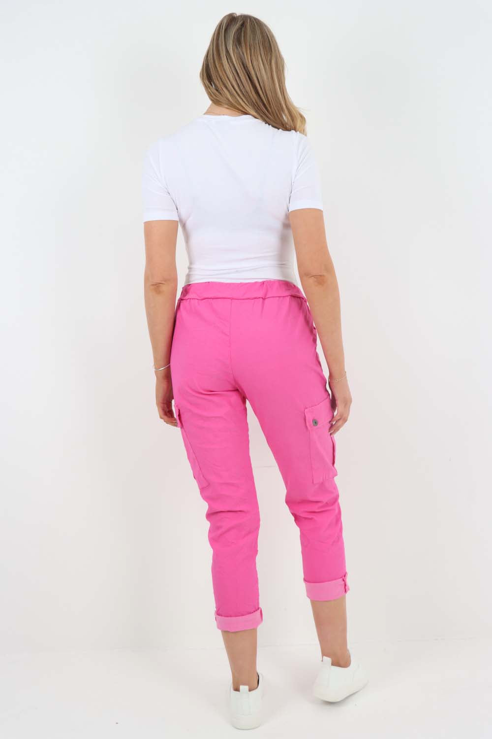 Italian Drawstring Waistband Magic Cargo Trouser