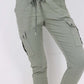 Italian Drawstring Waistband Magic Cargo Trouser