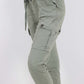 Italian Drawstring Waistband Magic Cargo Trouser