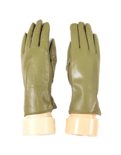 Plain Soft Faux Leather Glove