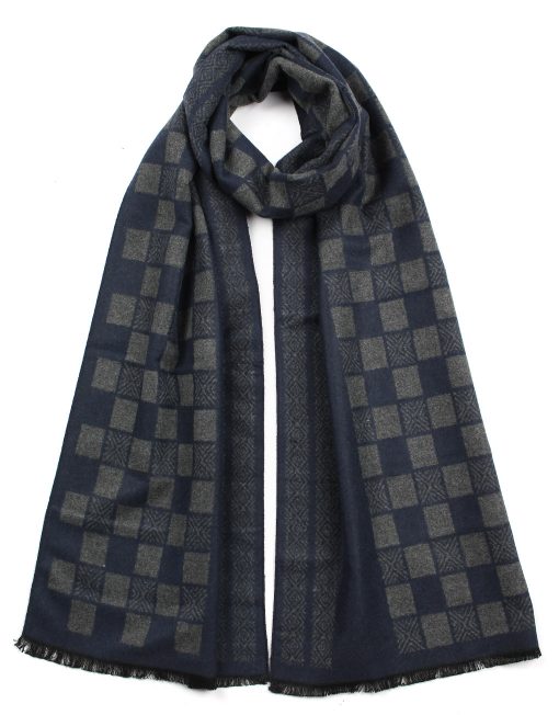 Small Chess Board Pattern Men’s Scarf