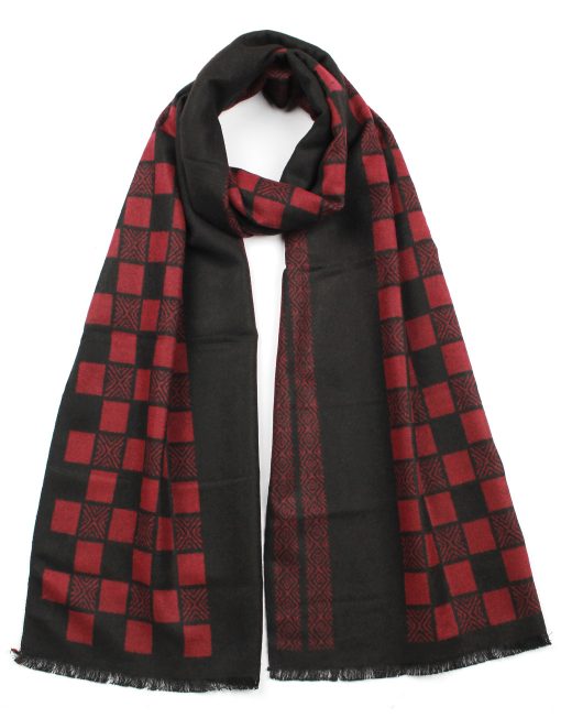 Small Chess Board Pattern Men’s Scarf