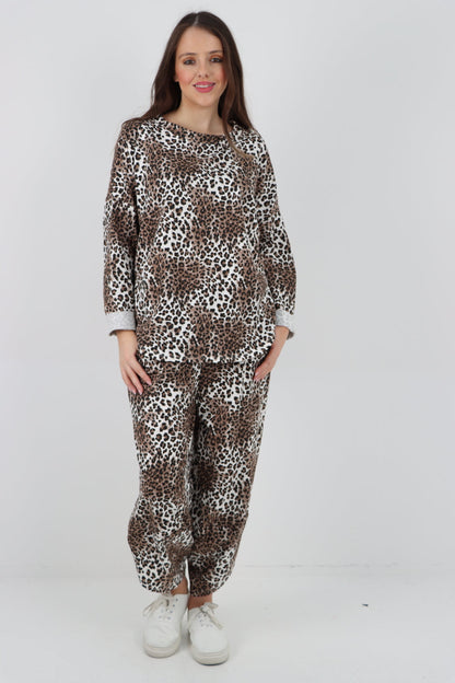 Italian Leopard Printed Set