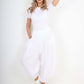 Italian Plain Linen Hareem Pants