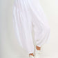 Italian Plain Linen Hareem Pants