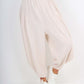 Italian Plain Linen Hareem Pants