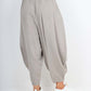 Italian Plain Linen Hareem Pants