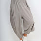 Italian Plain Linen Hareem Pants
