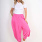 Italian Plain Linen Hareem Pants