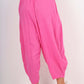 Italian Plain Linen Hareem Pants