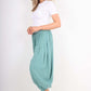 Italian Plain Linen Hareem Pants