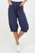 Italian Frill Hem 3/4 Linen Jogger